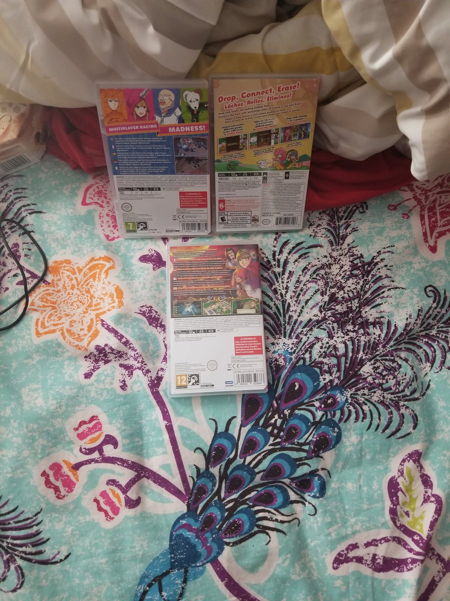 DragonMstrAlex's tweet photo. Switch pickups 202-204. Thank you @shop4megastore! Valthirian Arc Hero School Story and Nippon Marathon from @PQubeGames and Soldam: Drop, Connect, Erase from @DispatchGames. #SwitchCorps #Switchvember https://t.co/eILcVLQLXc