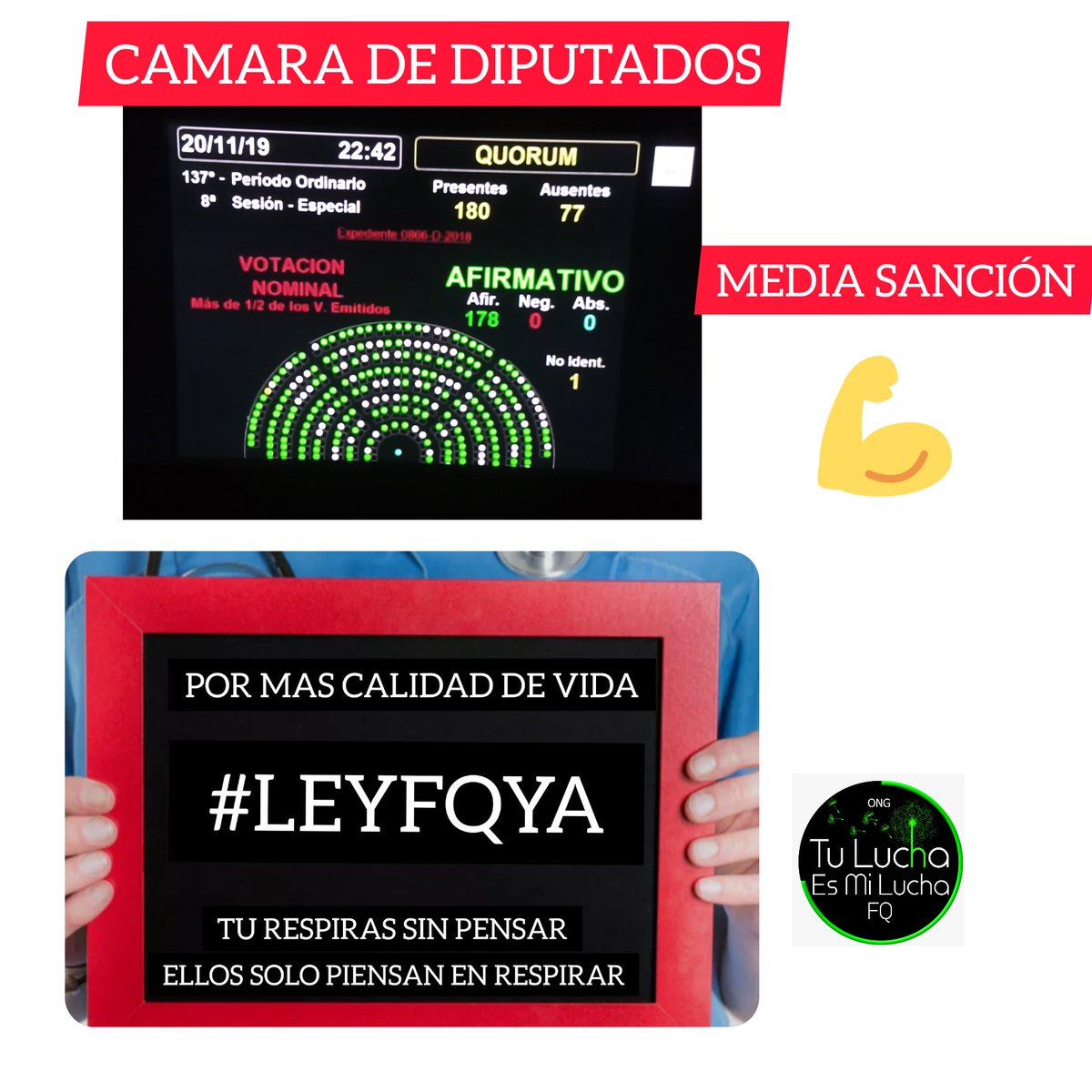 Cuando pensábamos que no se lograría,dios así lo quiso gracias por haberlo logrado <a href="/mohernandez/">Martin Hernandez</a> 💪  muchas familias trabajaron en la difusión para que se conozca la lucha de nuestros hijos 💚