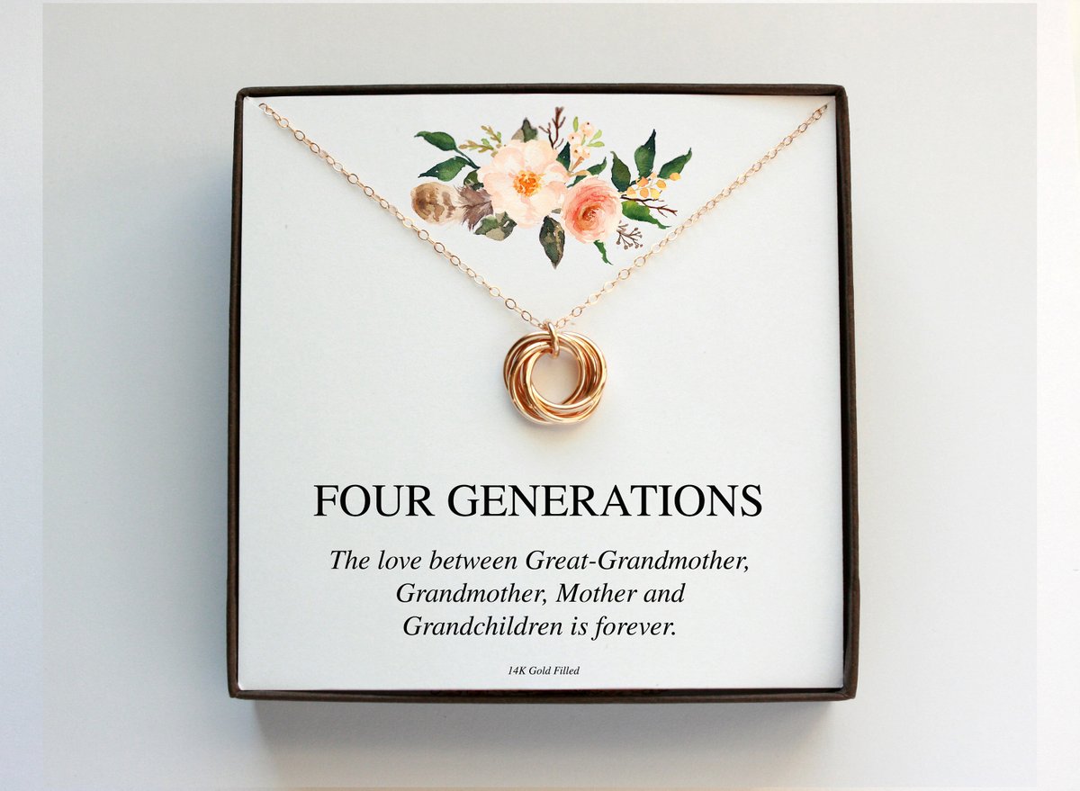 mother of four necklace