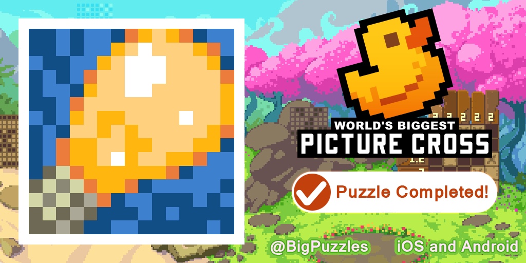 ms_dundas's tweet photo. I've just completed 'Lightbulb' in World's Biggest Picture Cross.
It's free https://t.co/dKWjU0g74c #WBPC https://t.co/zW0uIdniV2