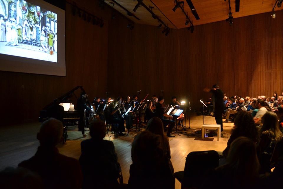 composer_kyle's tweet image. Loved playing DiMenna Center in NYC last night! So much energy! #silentfilmscore