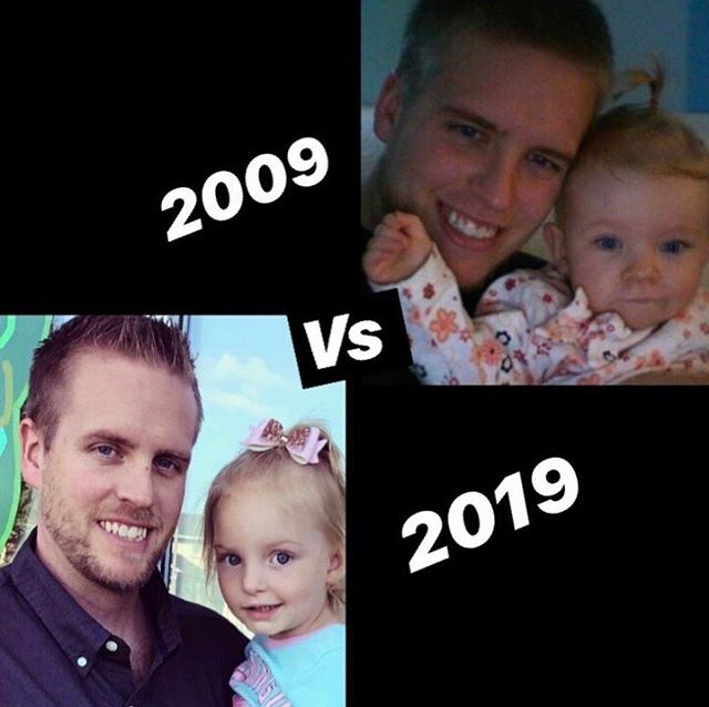 BagFather's tweet photo. Then and now. Sick and healthy. First and last born. It’s amazing what 10 years can do. https://t.co/4D0usqkm8k