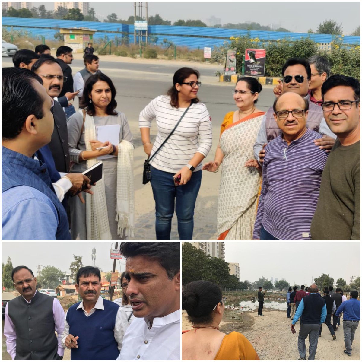 rwa_67's tweet photo. Never doubt that a small group of thoughtful, committed citizens can change the world; indeed, it's the only thing that ever has - Margret Mead

Residents of GCX sectors along with @rakeshdaultabad @MunCorpGurugram @GurugramMDA have vowed to bring that change jointly. https://t.co/4x141DX43c