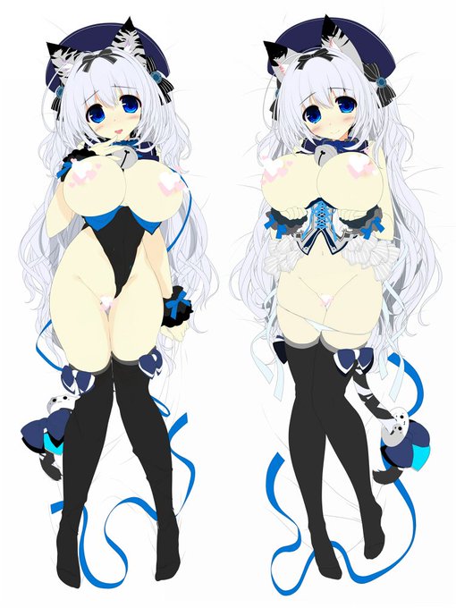 支援サイトで公開してたものです、描いてる途中で愛着わいてきてSalvia azureaって名前を付けました、花の名前です。レアって呼んでやってください、グッズにマジシャン猫さんって付けたけどその設定は消えたと思います。表情は仮です～ 