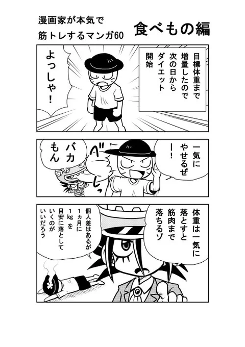漫画家が本気で筋トレするマンガ60

少しずつ落としていく! 