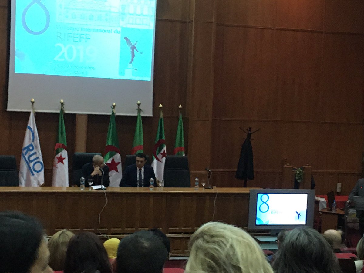 boultif_amal's tweet photo. 8e colloque du #RIFEFF #Algérie #Oran c’est parti pour deux journées riches en changes https://t.co/qmAvsrPE7Y