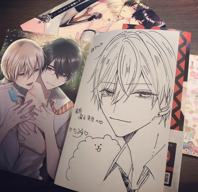 出版社様は違えど笑またまた発売日が一緒だったちふゆ先生(@tihuyumo)とサイン本の交換をさせていただきました?
大好きな銀ちゃん?❤️こん運本編はこれ以上ない大団円で幸せな気持ちをいただきました。そして巻末告知ッッ続編ッッ読者の一人としてまだまだ彼等を見守れる事がとっても嬉しいです! 