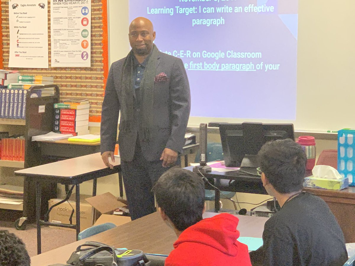 CFBISD - DeWitt Perry Middle School Annual Career Day. Had a great time talking with these bright students.