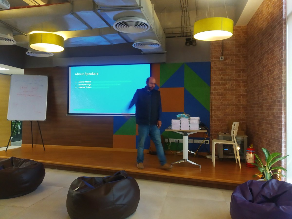 dockerdelhincr's tweet photo. DockerDelhiNcrgroup did there Docker Meetup #19 at xebia gurgaon today with Hamid, Akshay, Abhishek and Arijeet. https://t.co/YAlbBxUtBi