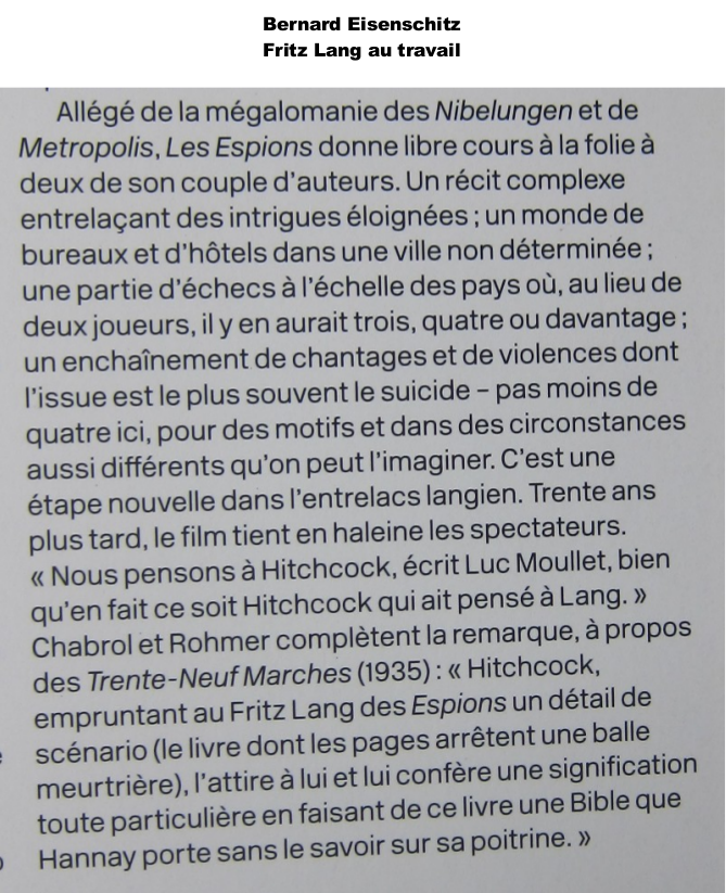 jl_lambert's tweet photo. @tbarnaud #Lobbying (2)
J'ai déjà voté pour #M
Mais je vois que personne ne cite un film (allemand) de #FritzLang qui a eu une riche postérité, tellement il a influencé les plus grands
Les #Espions (1928) avec #GerdaMaurus
(qui sera La #Femme sur la #Lune en 1929)
Ref B. #Eisenschitz https://t.co/3jAG8j9nOz