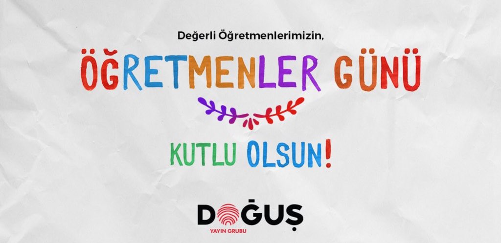 #24Kasım Öğretmenler Günü kutlu olsun!
