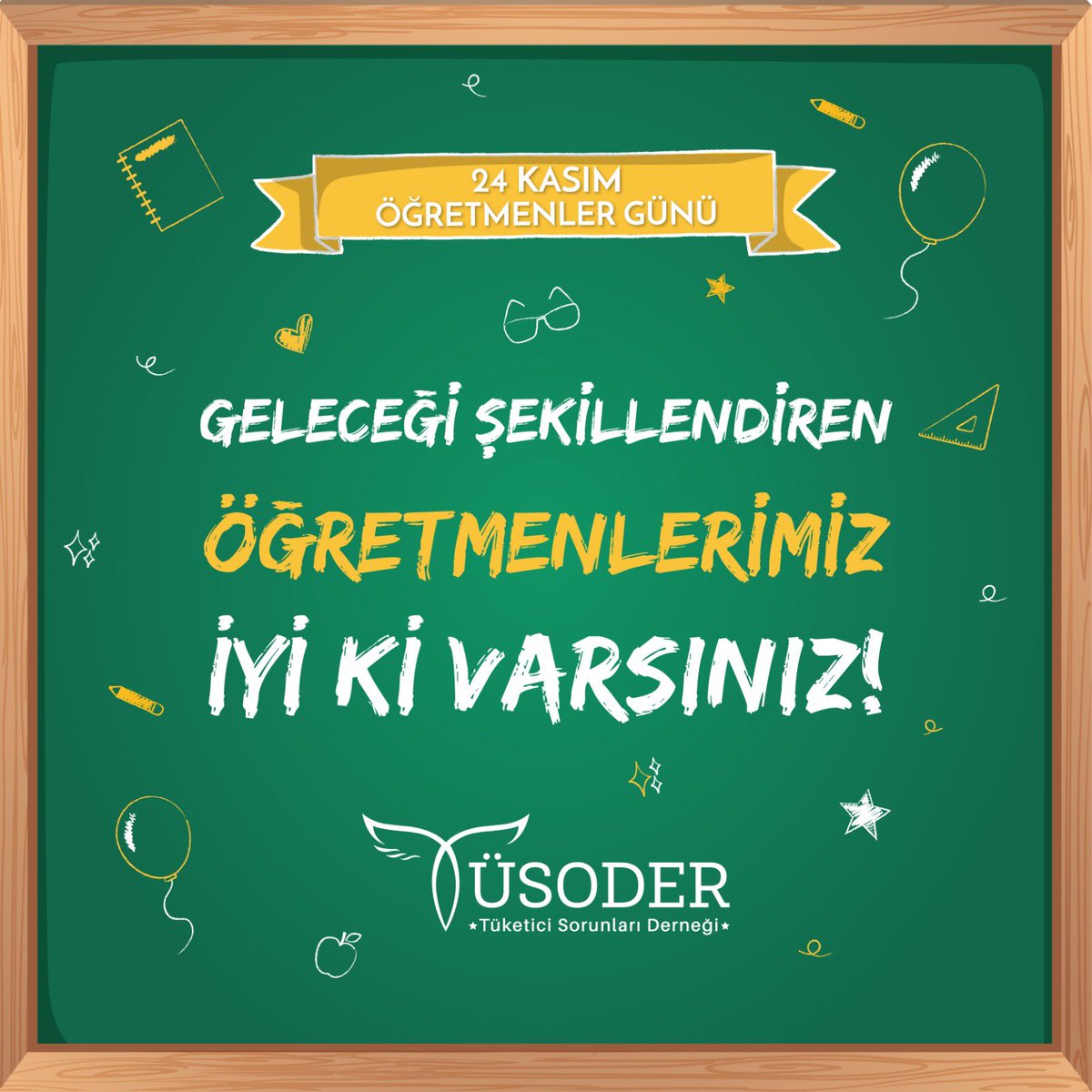 Tüm öğretmenlerimizin “Öğretmenler Günü” kutlu olsun. Başöğretmen Gazi Mustafa Kemal ATATÜRK’ü saygı ve minnetle anıyoruz.

#24Kasım #öğretmenlergünü