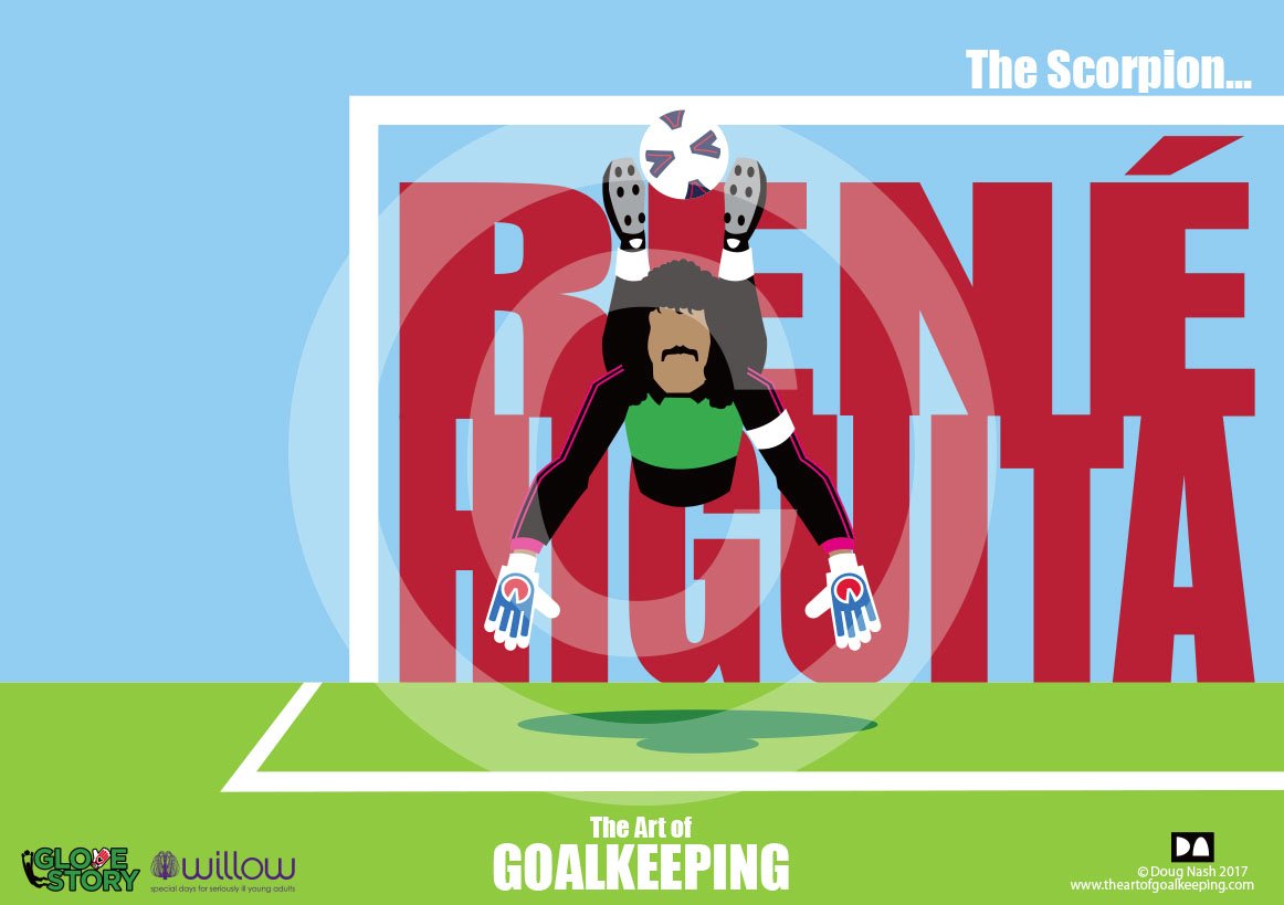 24th day of <a href="/MovemberUK/">Movember UK</a> &amp; today's goalkeeper with a moustache is Rene Higuita. #Higuita #goalkeeper #Movember #gkunion #Colombia #scorpionkick <a href="/colombiasoccer/">Colombia Soccer</a> #elloco
Visit theartofgoalkeeping.com for all our goalkeeper heroes
Please support <a href="/MovemberUK/">Movember UK</a>