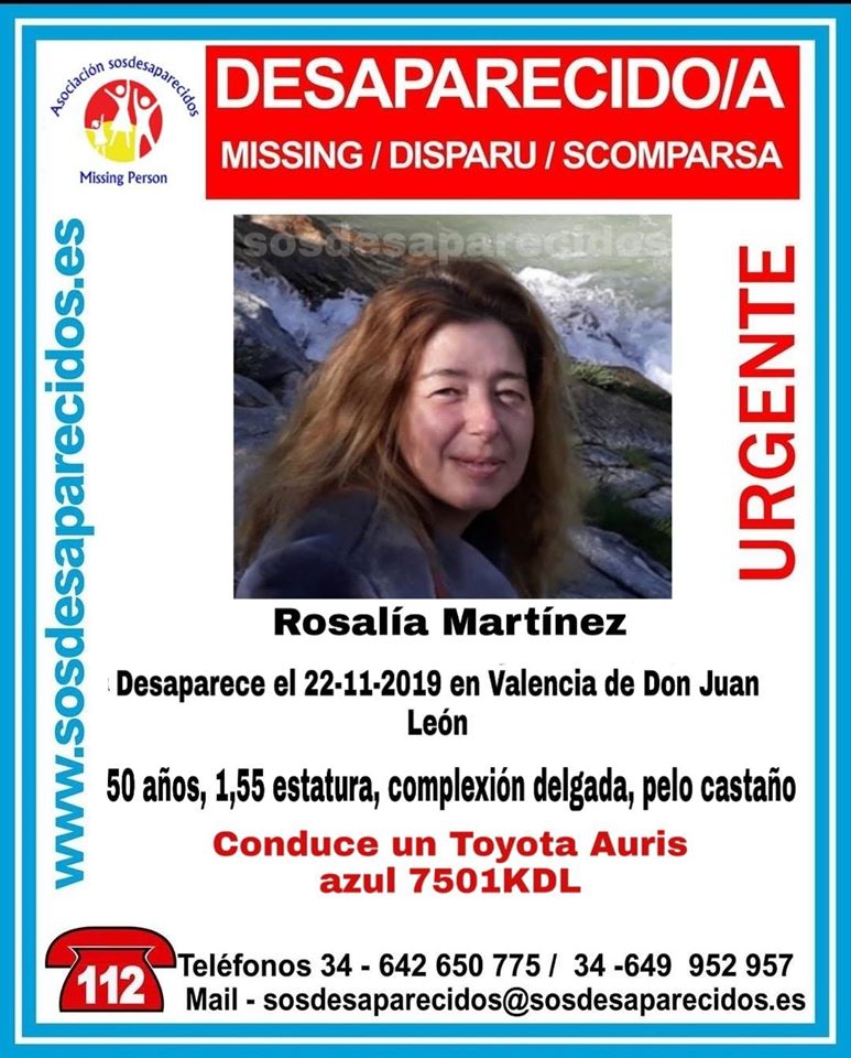 🆘 #URGENTE ⚠️

Esta es Rosalía y ha #desaparecido en
 #ValenciadeDonJuan #León

Si la ves llámanos:

☎  #062
☎    091
☎    112

¡Colabora! Tu RT no cuesta nada y es muy importante