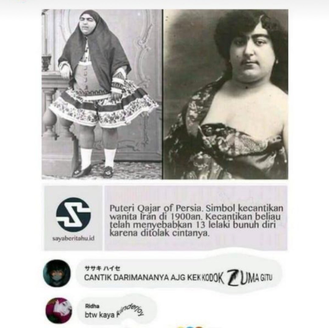 untuk yg merasa jelek!
sebenarnya kalian itu cantik,cuma salah abad aja