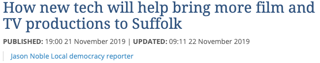 location_ai's tweet photo. Lovely article in the @EADT24: world's first #purelyvisual #locationsearch engine puts #Suffolk ahead of the #film game. #LocationFinder uses #imagerecognitiontechnology to produce a portfolio in a few clicks #ScreenSuffolk @ScreenSuffolk @FilmFixerUK
https://t.co/QVSgogghVT https://t.co/nbQ2R7awrS