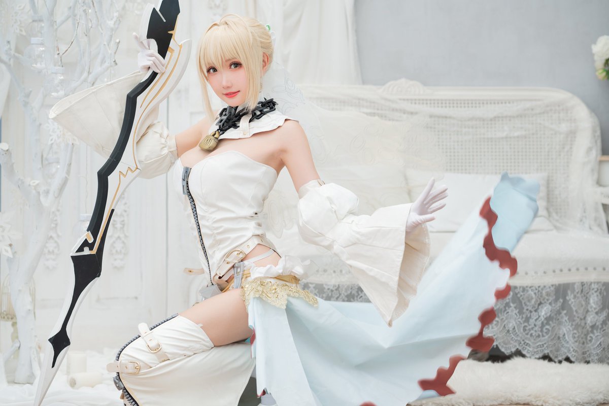 #ネロ・クラウディウス #FateGO #FateGrandOrder 
尼禄新娘：瓜希酱
摄影：@alisath7 https://t.co/pf3EAB4VKZ