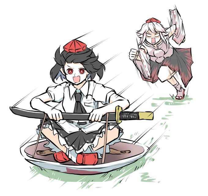 芝滑り 