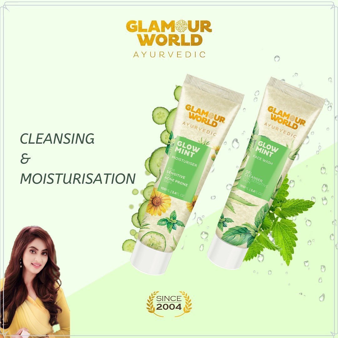 glow mint moisturiser