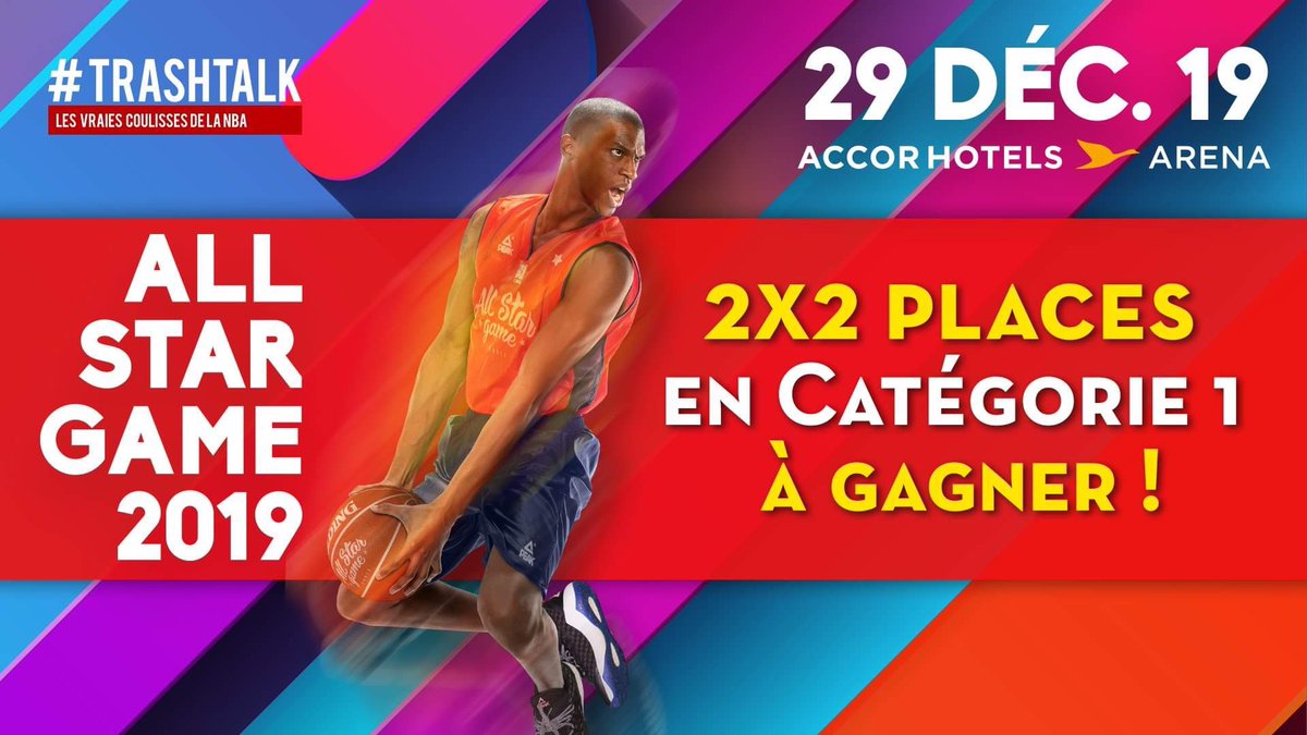 🚨 JEU CONCOURS SPÉCIAL NOËL ! 🚨

🔥 GAGNE 2X2 PLACES POUR LE ALL-STAR GAME LNB ! 🔥

🎟 2X2 places en Catégorie 1
🗓 29 décembre 2019
🏀 AccorHotels Arena

Annonce des gagnants le 1er décembre !

➡️ POUR PARTICIPER
➡️ RT + FOLLOW <a href="/ASGLNB/">All Star Game</a>
➡️ RT + FOLLOW <a href="/TrashTalk_fr/">TrashTalk</a>