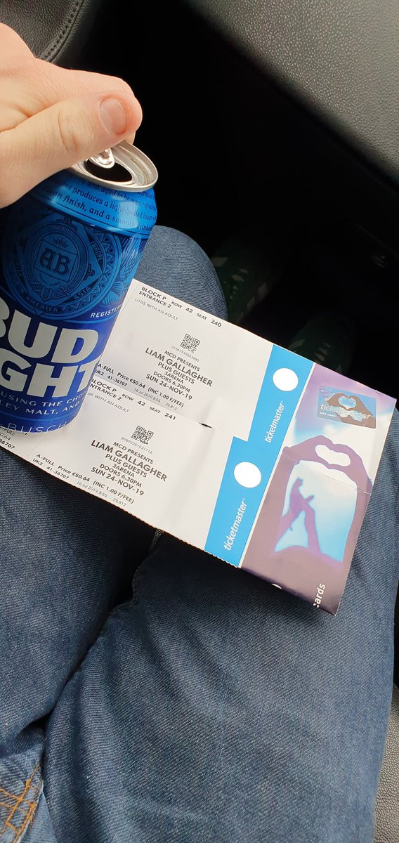 On route to dublin to see the god like genius that is <a href="/liamgallagher/">Liam Gallagher</a> ......