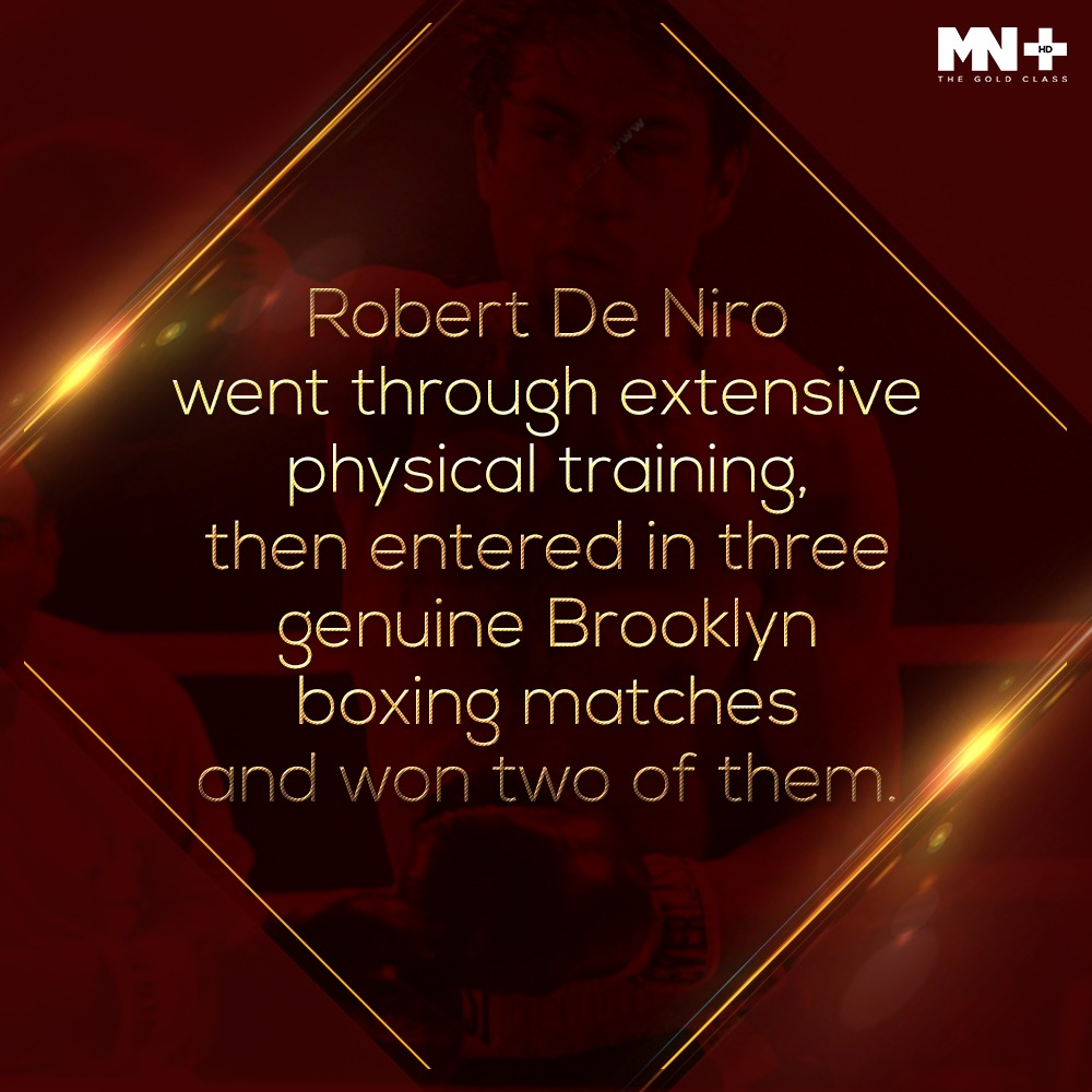 mnplustv's tweet image. To visually achieve Jake’s growing expectations from the Director, Robert De Niro went a step further! #RolePrep