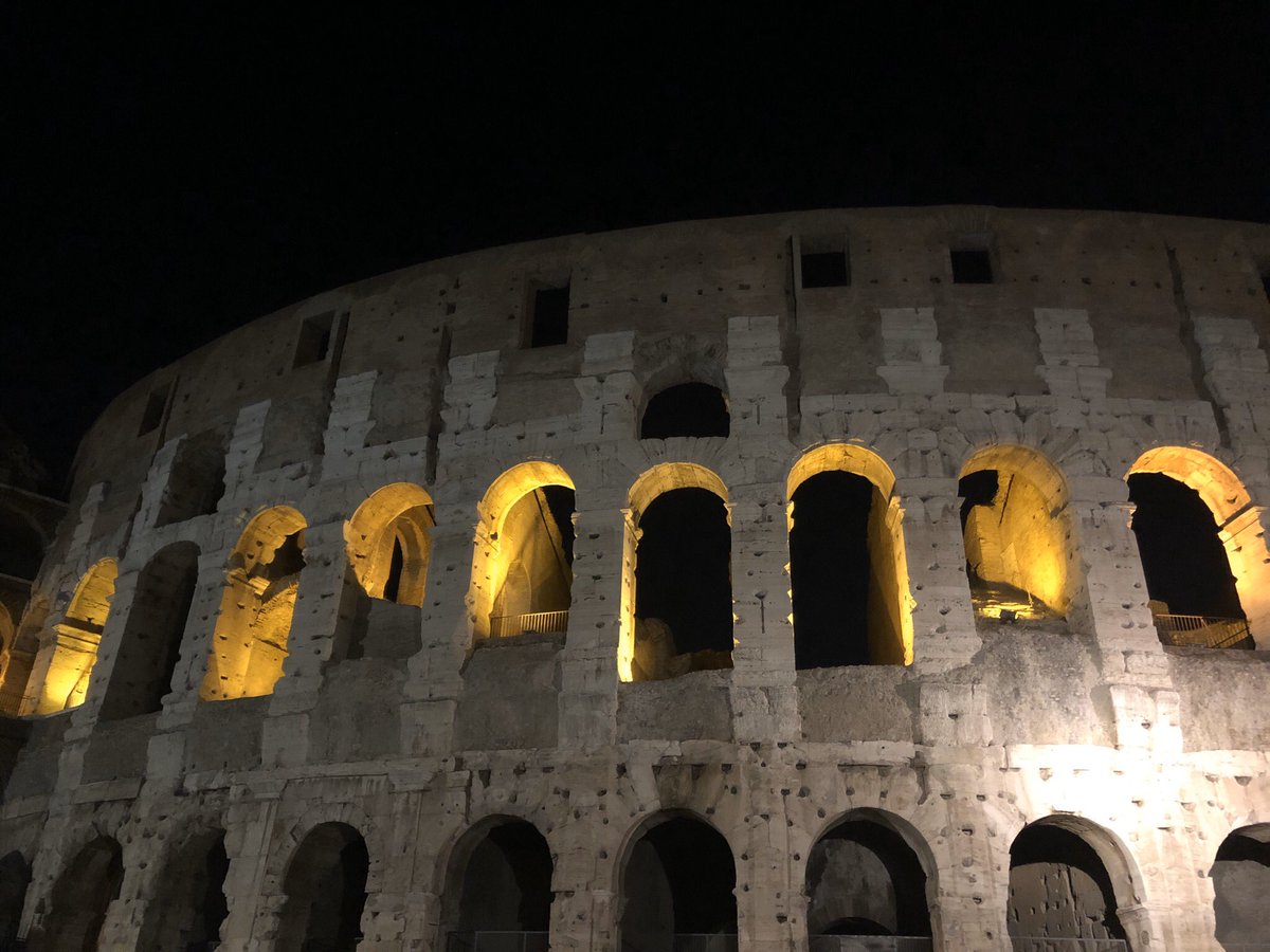 My first encounter with The Colosseum, both within the night hours and from my time in Rome. An admirable sight of the iconic structure that still stands ever so strong to this very day, especially being accompanied by the orange coloured lights that shine beautifully.