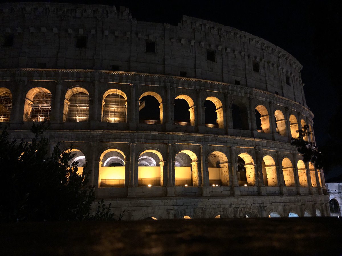 My first encounter with The Colosseum, both within the night hours and from my time in Rome. An admirable sight of the iconic structure that still stands ever so strong to this very day, especially being accompanied by the orange coloured lights that shine beautifully.