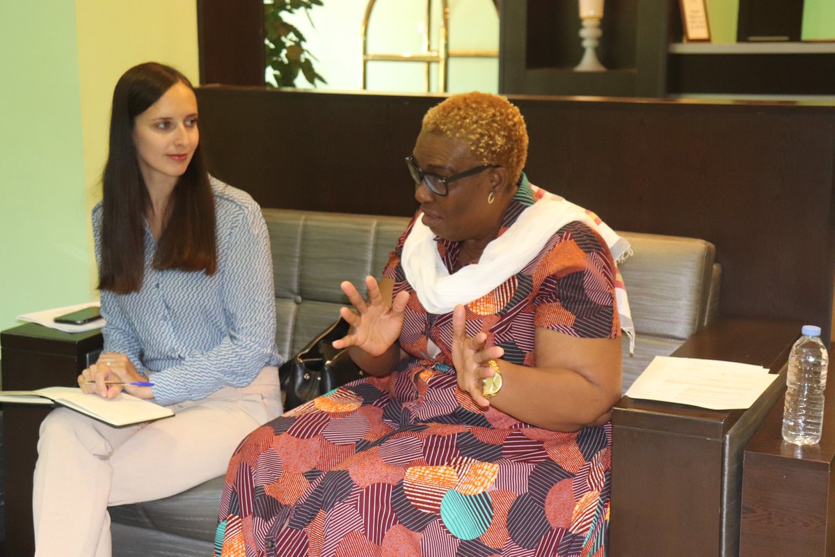 Meeting between Commissioner Lucy Asuagbor, Sudanese CSOs, <a href="/OHCHR_EARO/">UN Human Rights EARO</a>, Office of the African Union Liaison Office in Sudan #AULOS, @AU_WGDD, and @AU_PSD on the Ratification of the Maputo Protocol on Women's Rights
#Gender4all