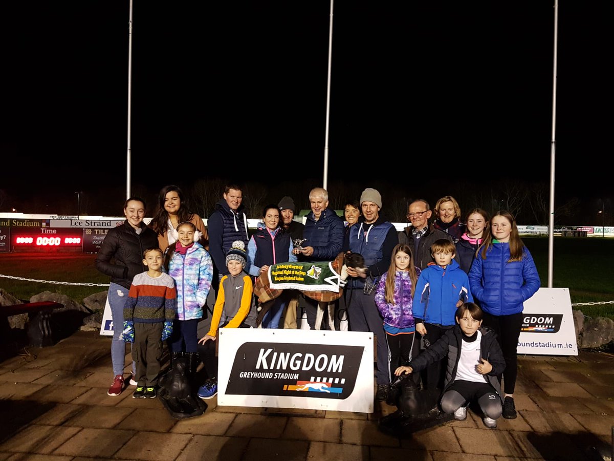 nocabbey's tweet photo. @KingdomDogTrack @MortimerMurphy1  thanks for having us great night had by all, &amp; big shout out everyone who  supported the night. #gogreyhoundracing #lovethedogs #communitynightout #supportlocalbusiness #abbeydorney https://t.co/Q3yX8PBZ0T