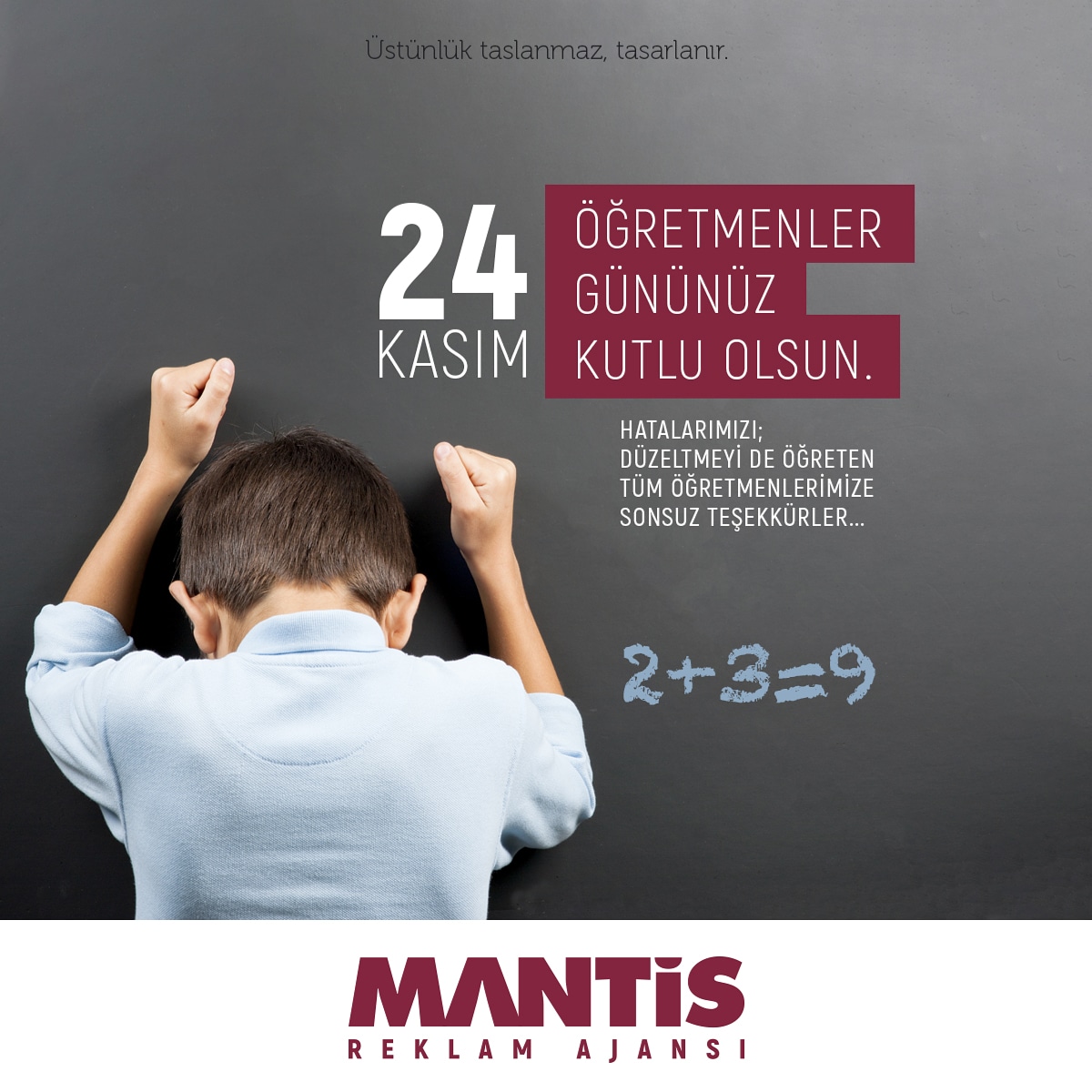 Hatalarımızı; düzeltmeyi öğreten öğretmenlerimize teşekkürler.

#MantisReklamAjansı #Reklam #Ajans #Tasarım #Advertising #Design #draw #eğitim #Mersin #Adana #Antalya #24KasımÖğretmenlerGünü #24Kasım #24November #ÖğretmenlerGünü #Öğretmen #teacher #teacherday #türkiye  #Turkey