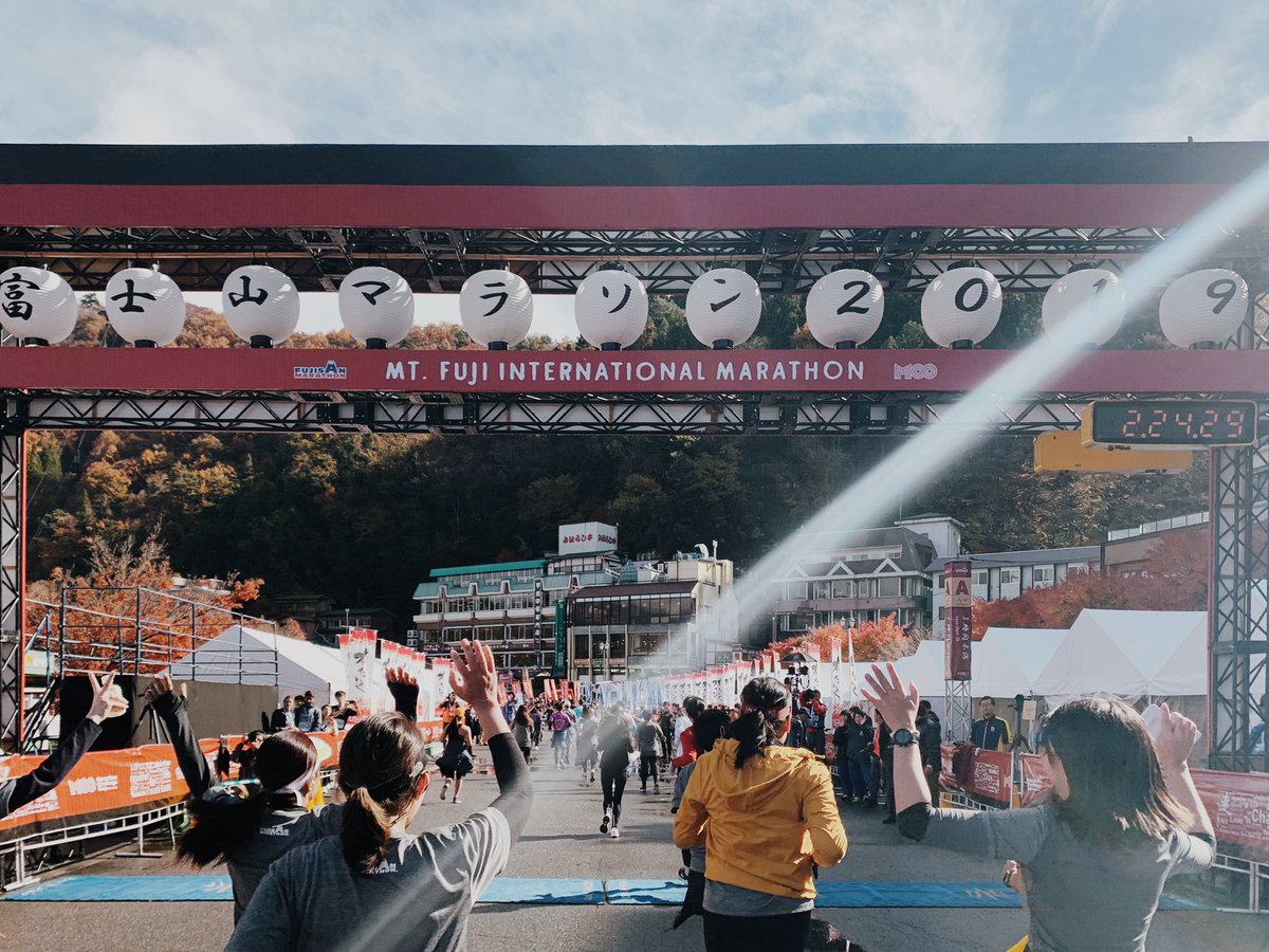 lealias_'s tweet photo. #Day224 - Our first 12km experience with Mt. Fuji International Marathon! The scenery throughout the whole route was breathtaking. A moment I never thought I’d experience. Thank you Prof TS @MohdShukriYajid! 🥰 #AYWLP #jiu #msumalaysia #achievementunlocked https://t.co/q0zkezr1em