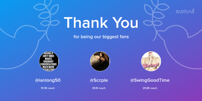 Our biggest fans this week: ianlong50, Sccple, SwingGoodTime. Thank you! via https://t.co/vfXGQ8T5p7<a href="/tag/treat"class="tags"><span>#treat</span></a><a href="/tag/christmas"class="tags"><span>#christmas</span></a><a href="/tag/ideserveit"class="tags"><span>#ideserveit</span></a>
