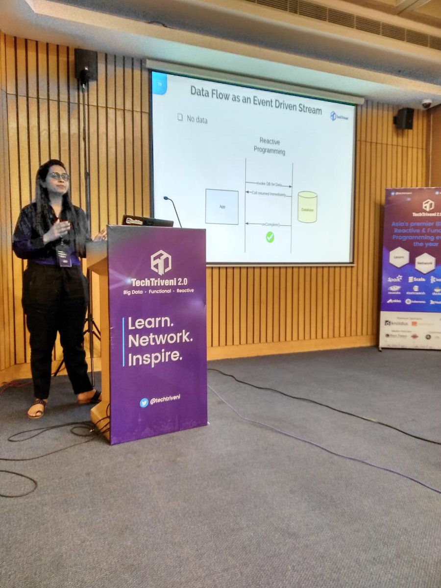 TechTriveni's tweet photo. Youngest speaker of the #TechTriveni - Vinisha Sharma is on stage to discuss - how you can go reactive with #JAVA. #TechTriveni #TechConference #event #techconference #techleaders #techcommunity #delhincr https://t.co/yjmjWV2GtX