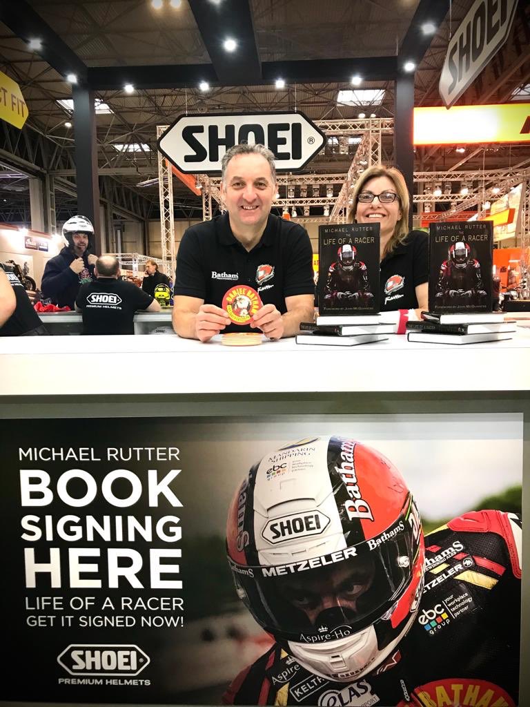 Last day of ⁦<a href="/motorcyclelive/">MCL</a>⁩ and I’ll be on the ⁦<a href="/ShoeiHelmetsUK/">Shoei Helmets UK</a>⁩ stand signing copies of my new book “The Life of a Racer”. I’ll also be at the ⁦<a href="/ttracesofficial/">Isle of Man TT Races</a>⁩ stand at 11am, the ⁦<a href="/OfficialBSB/">British Superbike Championship</a>⁩ stand at 13:00 and ⁦<a href="/DatatagID/">Datatag</a>⁩ at 14:30.
