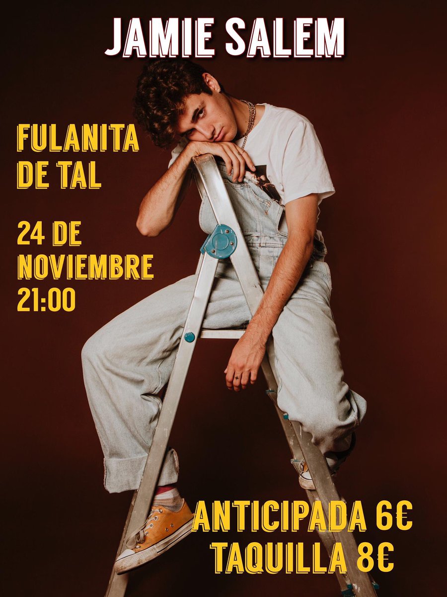 Suena tan bien que, si te despistas, vuelas. #JamieSalem es #soul, arte, luz, locura y sensibilidad. No sabes si es por su lado #reggae o el #cantautor, pero pondrá la banda sonora a la generación que salvará el mundo.