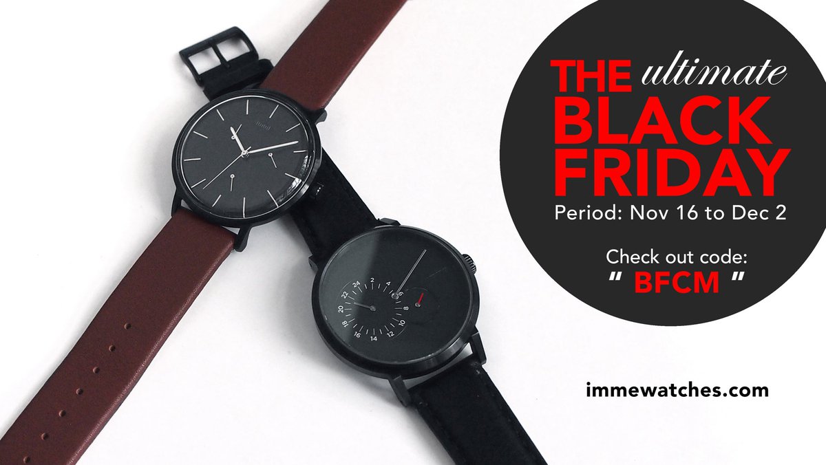immewatches's tweet photo. Black Friday Sale! 🔥Extra discount with limited time. Link in Bio. Free worldwide shipping.  https://t.co/fIgF3qMKnw #blackfriday #blackfridaysale #minimalwatch #wristwatch #watchuseek #watchforhim #forhim #menstyle #watchfashionista #watches #watchessentials #watchoftheday https://t.co/O0w9rwJNX3