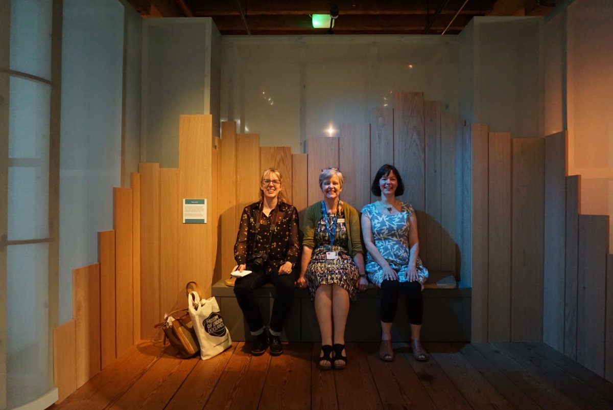 TinctureOfMuse's tweet photo. #friendship is when you feel completely comfortable being photographed on a replica medieval toilet seat for 3 with these guys @capitalcurator @JackieKeily 😂🚽🧻🚽🧻🚽🧻 #Museum30 #SecretRivers https://t.co/g9BzxCLhyJ