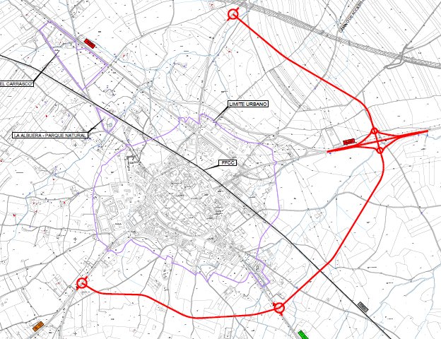 Junta_Ex's tweet photo. La Junta aprueba la redacción del proyecto de construcción de la variante de la #EX103 🛣 en Llerena
✅ 6,5 km que sirven de conexión entre las comarcas de La Serena y La Siberia y las de la Campiña Sur, Tentudía y con Andalucía a través de la A-66 https://t.co/KjFgmPfGet https://t.co/kKogk4SF3f