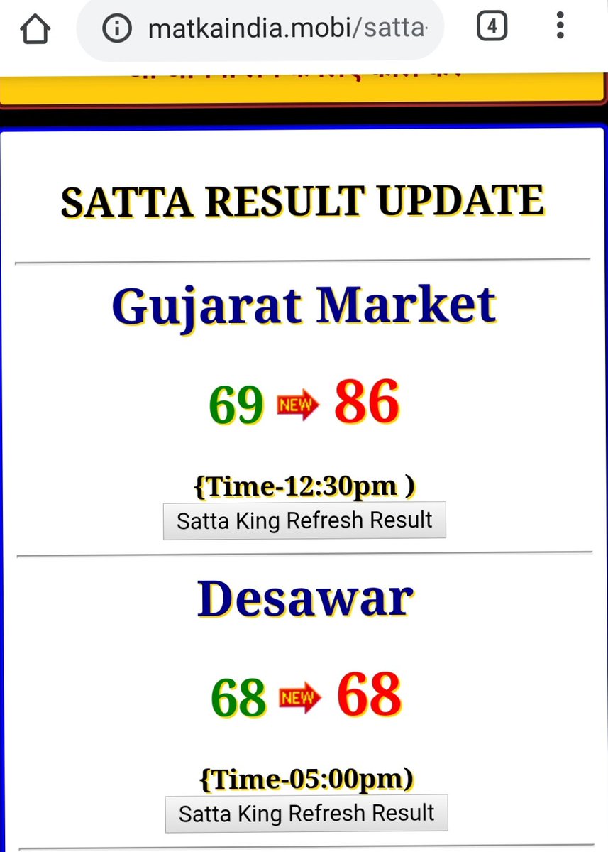 Agra Special Satta Chart 2018