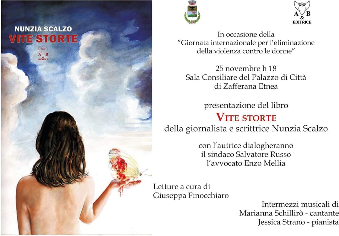 AeBEditrice's tweet photo. Ci vediamo domani pomeriggio a Zafferana Etnea (CT) 

#Giornatainternazionalecontrolaviolenzasulledonne https://t.co/9E6dpfIzhN