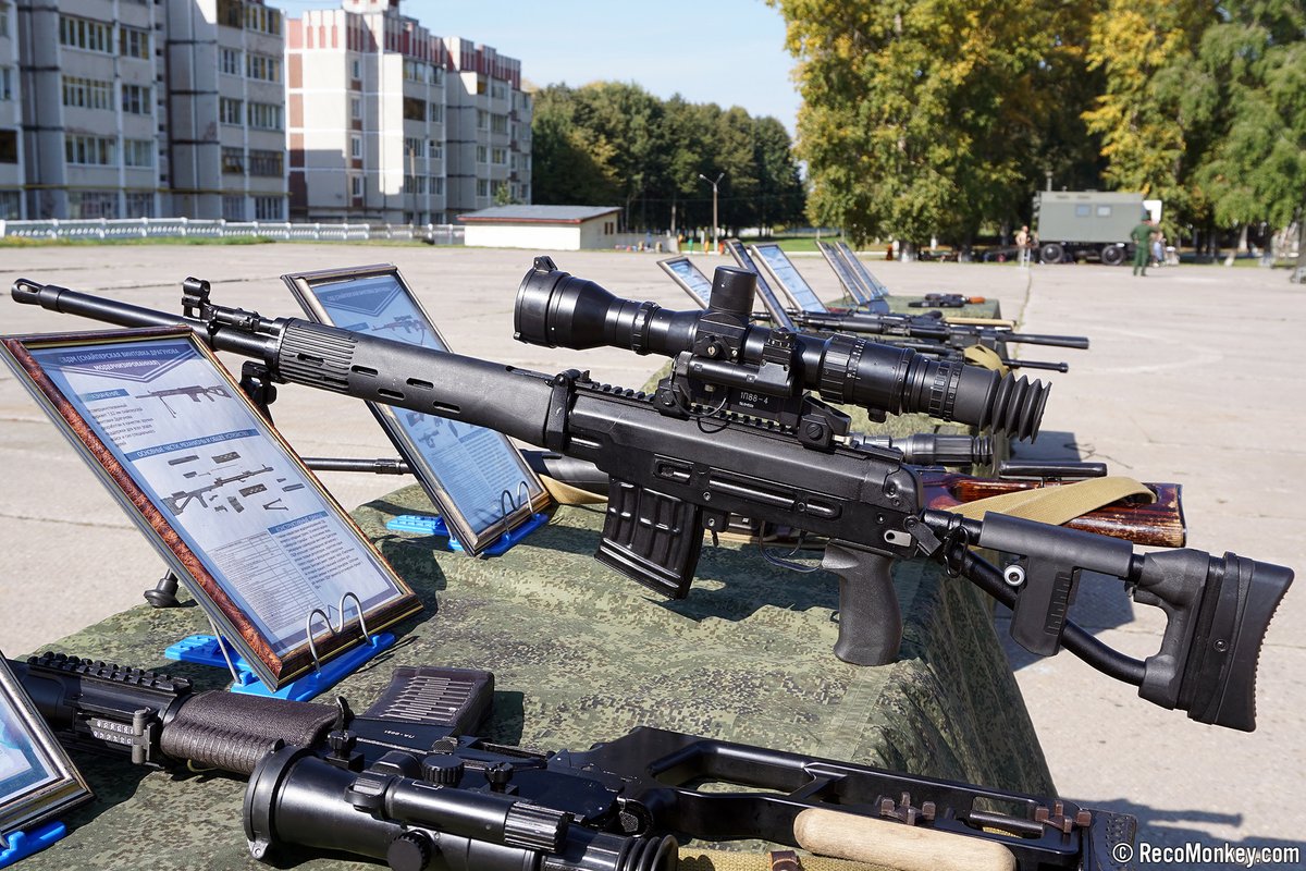 RecoMonkey's tweet photo. SVDM sniper rifle

#svd #svdm #dragunov #свд #свдм #драгунов #винтовкадрагунова #sniperrifle #rifle #sniper #guns #firearms https://t.co/UTGbHHcgNV