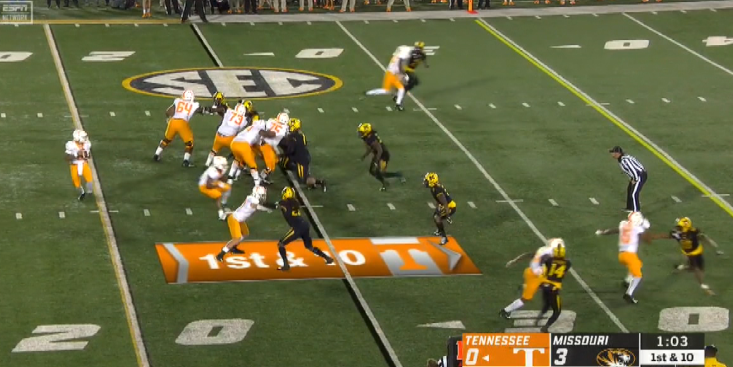 Here's his 51-yard catch and run. Look at the bottom right corner. He turned this man's hips all the way over. YEET.