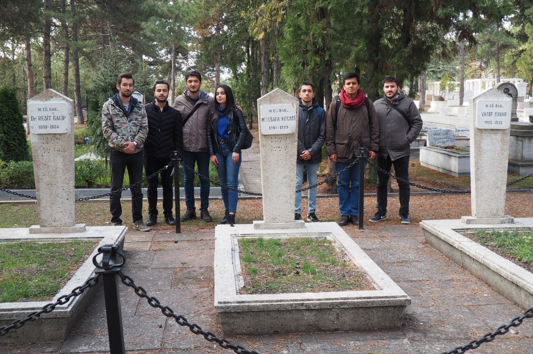 Odtu Adt Olarak Turk Devrimi Nin Onderlerinden Dr Resit Galip Mustafa Necati Ve Vasif Cinar In Mezarlarini Ziyaret Ettik Odtu Adt
