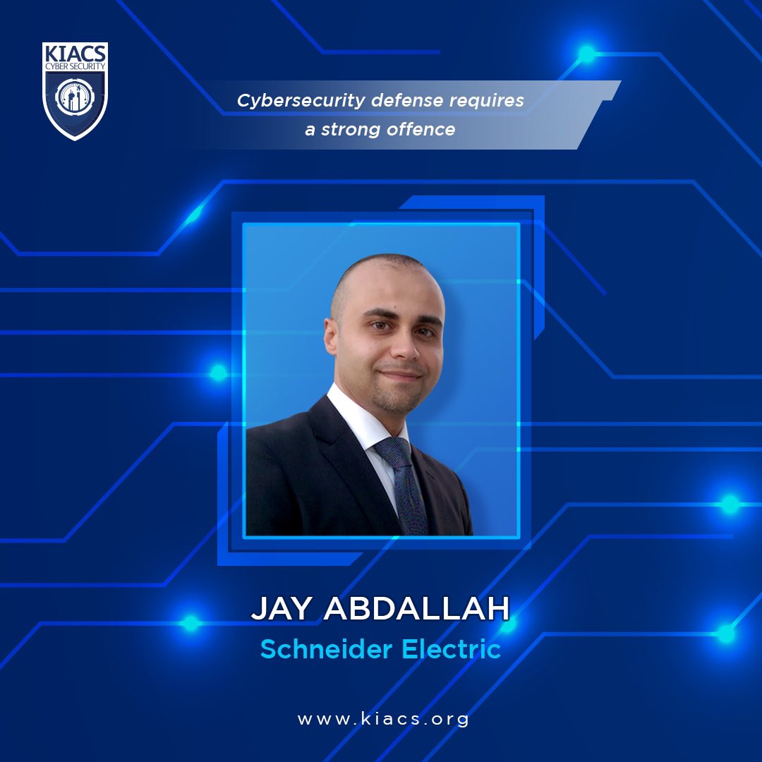 KIACS_CS's tweet photo. Worldwide speakers will be addressing Cyber Security topics at #KIACS2019.
Join us on 1st - 2nd December at The Regency Hotel, Al Bida’a - Kuwait. https://t.co/XDnXWqMpzd