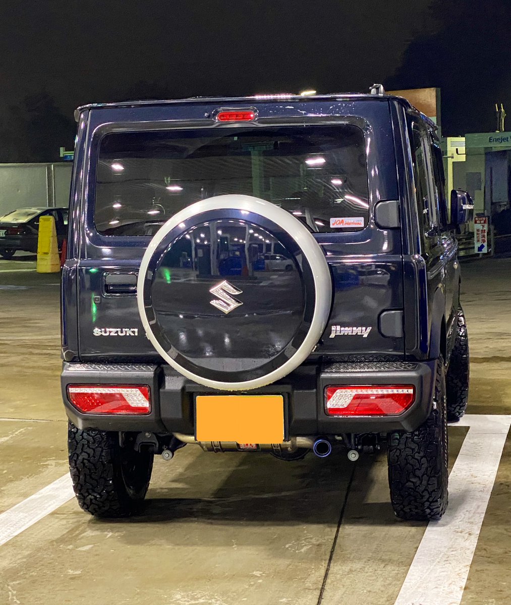 Nao33nao33 いつもの洗車機の後 給油して記念撮影 Jb64 ジムニー 新型ジムニー