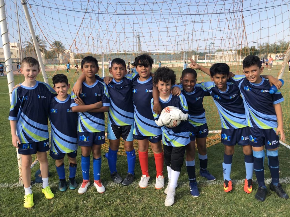 DCPEPrimary's tweet photo. Year 5 WB footballers can also feel extremely proud of their performances; some great teamwork, but narrowly missed out on qualification for play-offs! @DohaCollege #football #pe #qppssa https://t.co/QJrLaKn7OC