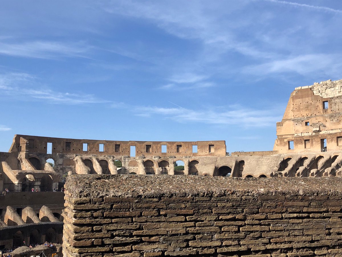 My successful arrival at the interior of The Colosseum, where I’ve witnessed how the area has indeed drastically changed throughout the centuries of the world we all live in, from being a gladiatorial field to a peaceful tourist sight. How legendary.