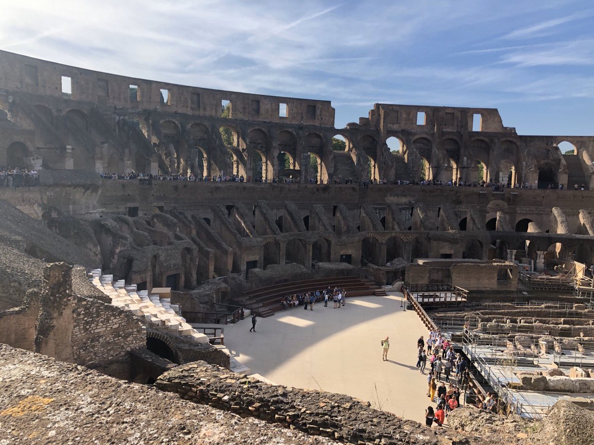 My successful arrival at the interior of The Colosseum, where I’ve witnessed how the area has indeed drastically changed throughout the centuries of the world we all live in, from being a gladiatorial field to a peaceful tourist sight. How legendary.