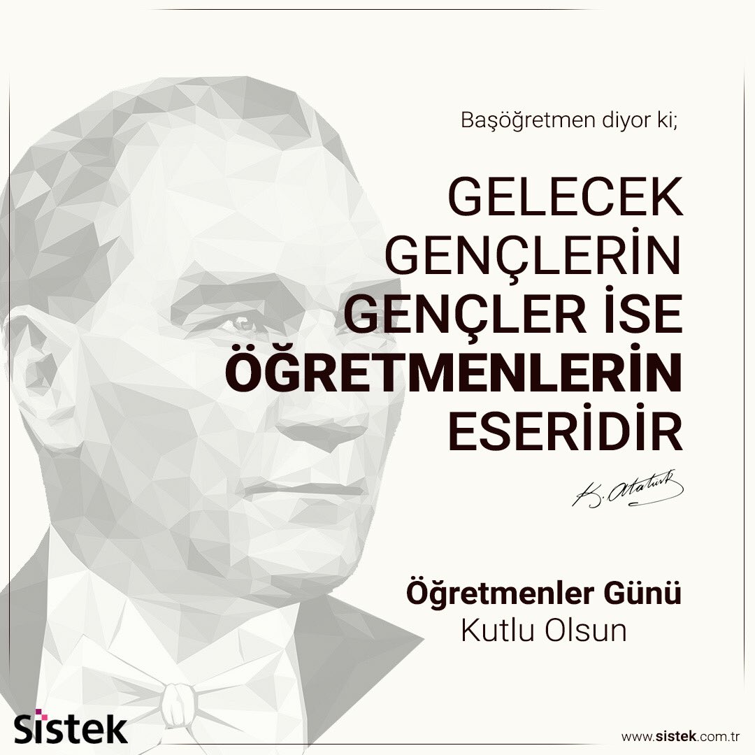 24 Kasım Öğretmenler Günü Kutlu Olsun. #24kasımöğretmenlergünü #basogretmen #ogretmenlergunu #teacherday #sistek